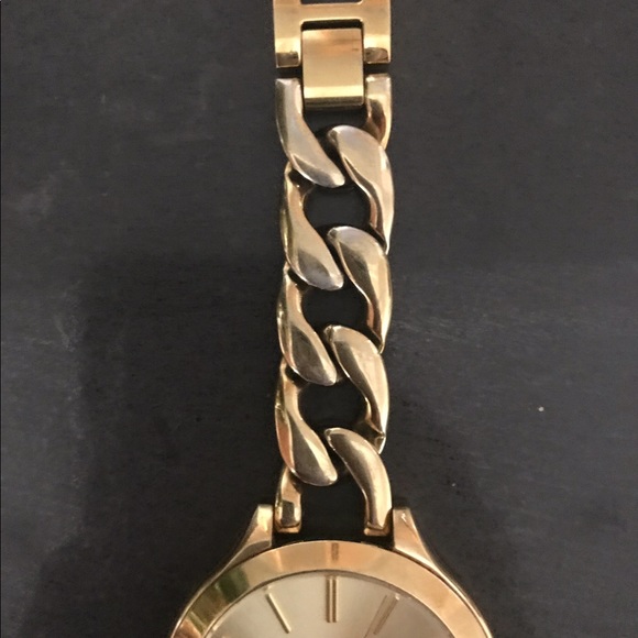 Michael Kors Braided Gold Watch - Picture 5 of 5